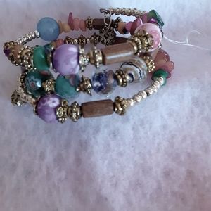 Bohemian wrap bracelet.